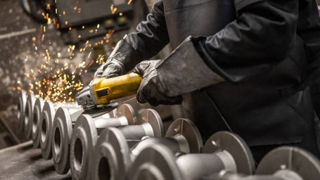 Industrial machining — precision metal work with sparks