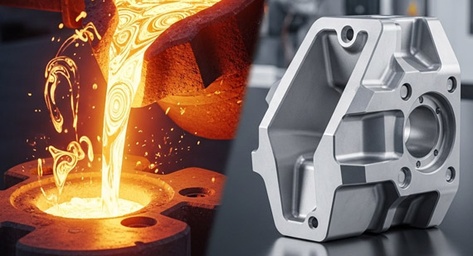 Aluminium casting and finished precision-engineered components